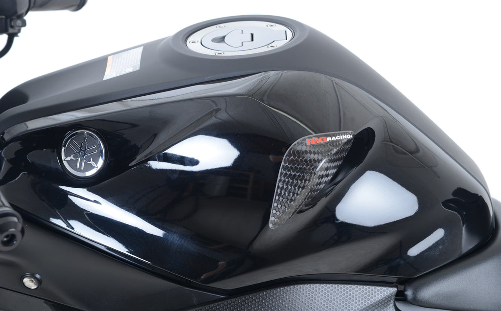R&G Carbon Tank Sliders for Yamaha R25 '14-'18 and R3 '15-'18