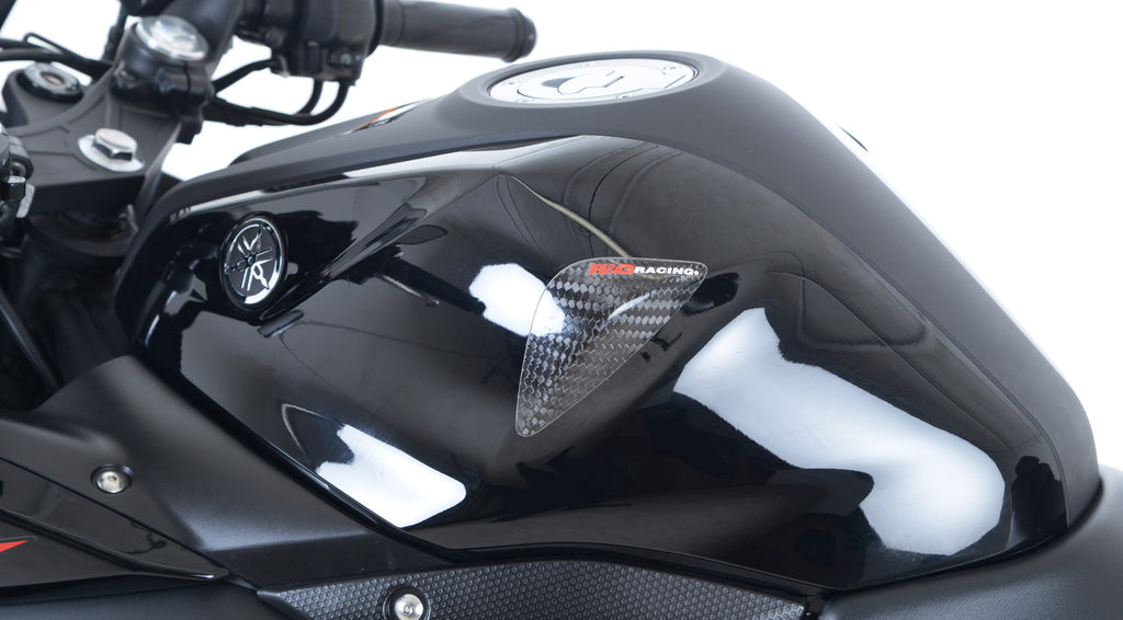 R&G Carbon Tank Sliders for Yamaha R25 '14-'18 and R3 '15-'18