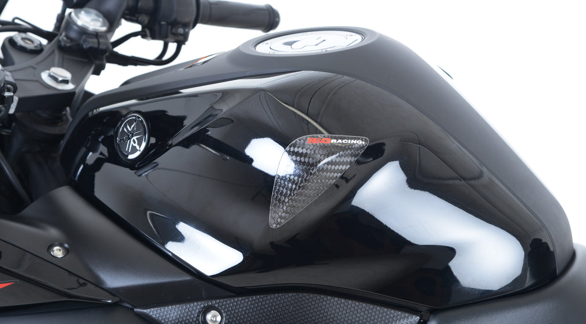 R&G Carbon Tank Sliders for Yamaha R25 '14-'18 and R3 '15-'18