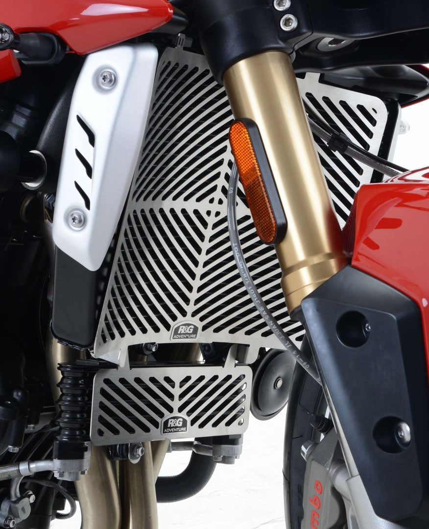 Stainless Oil Cooler Guard for Triumph Speed Triple '11-, Speed Triple S '16- and Speed Triple RS '18-'20