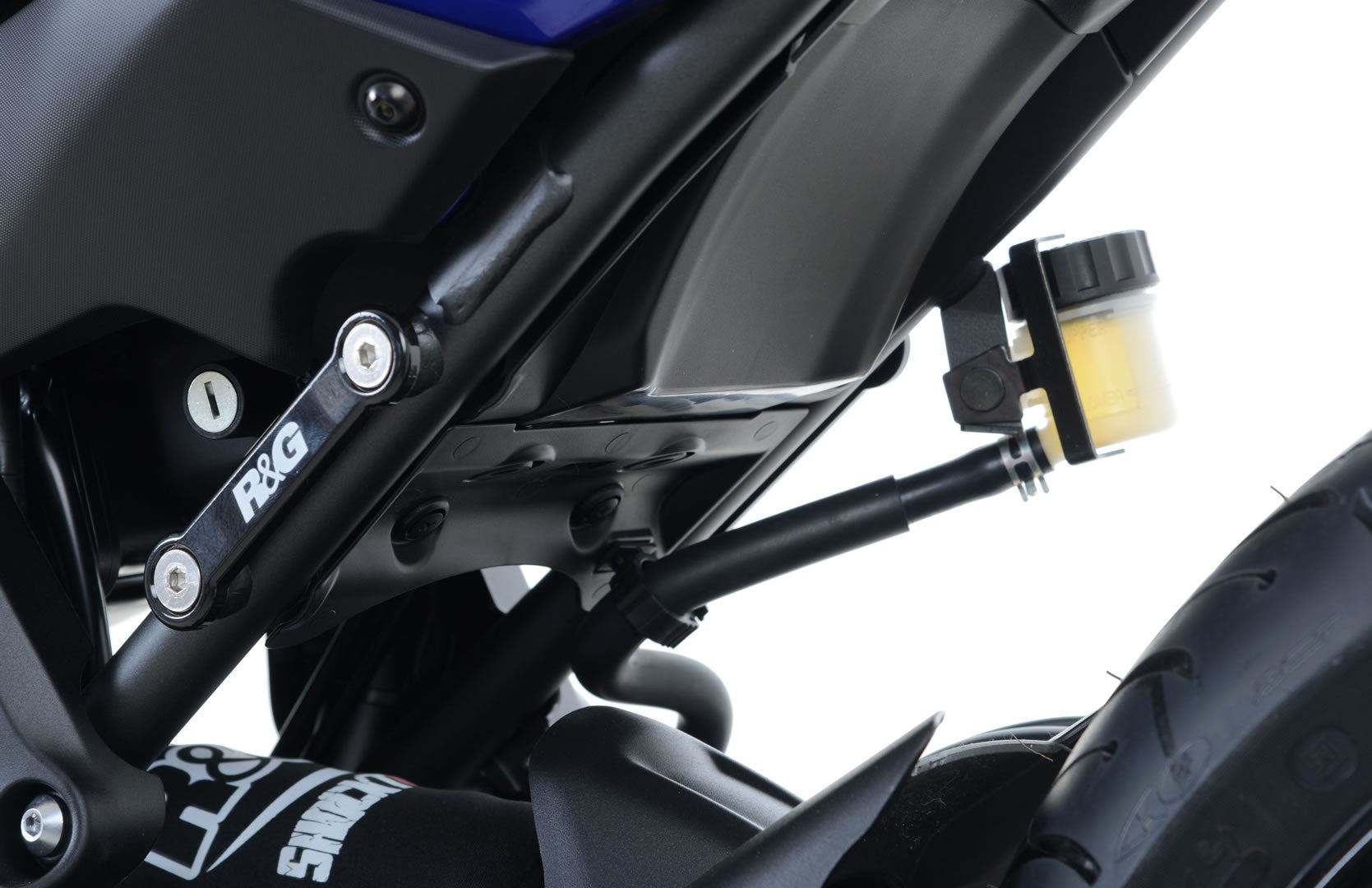 Rear Foot Rest Blanking Plates for Yamaha Tracer 700 '16- (MT-07 Tracer FJ-07) Secondary image
