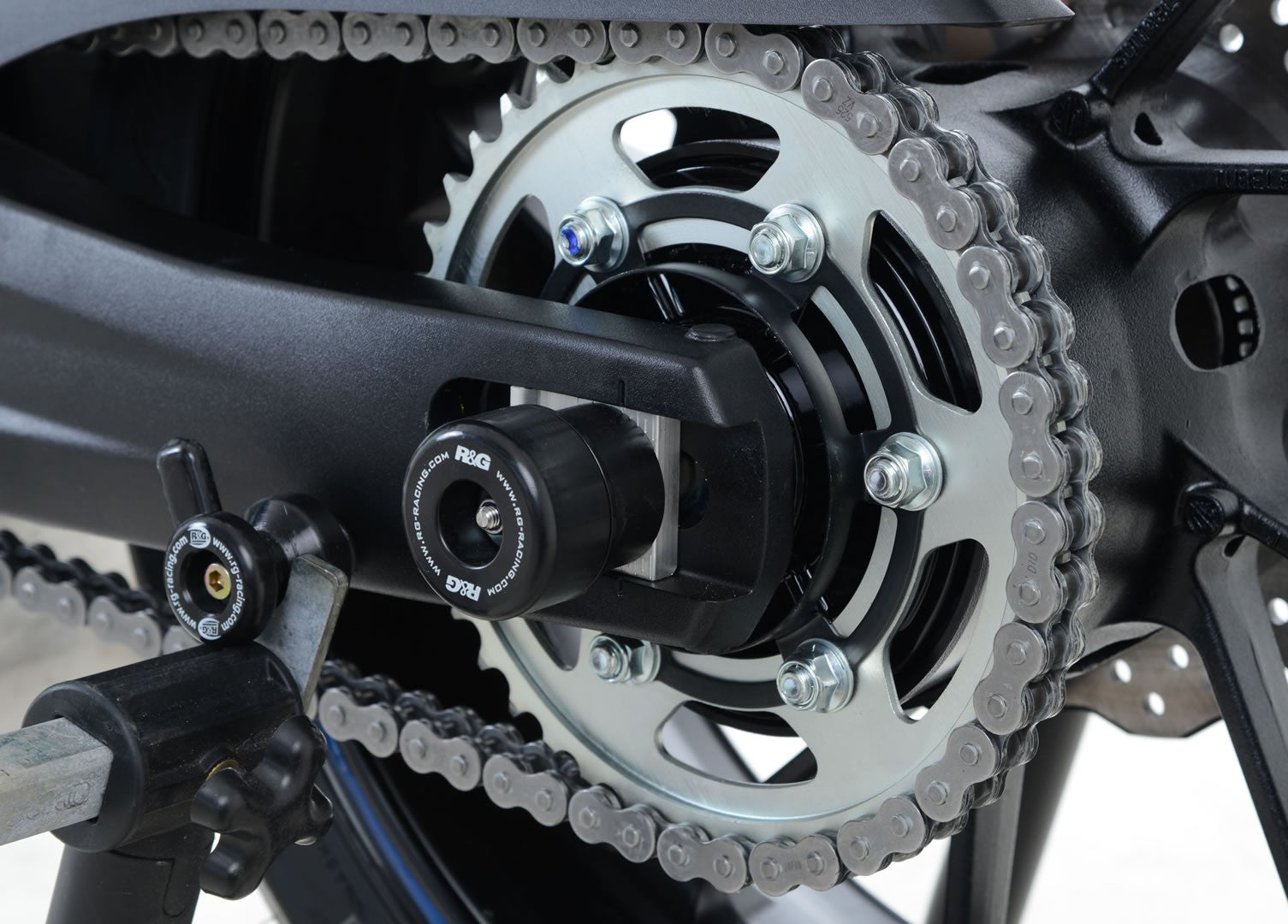 Swingarm Protectors for the Yamaha Tracer 700 '16- (FJ-07) & Tracer 7(GT) '25-
