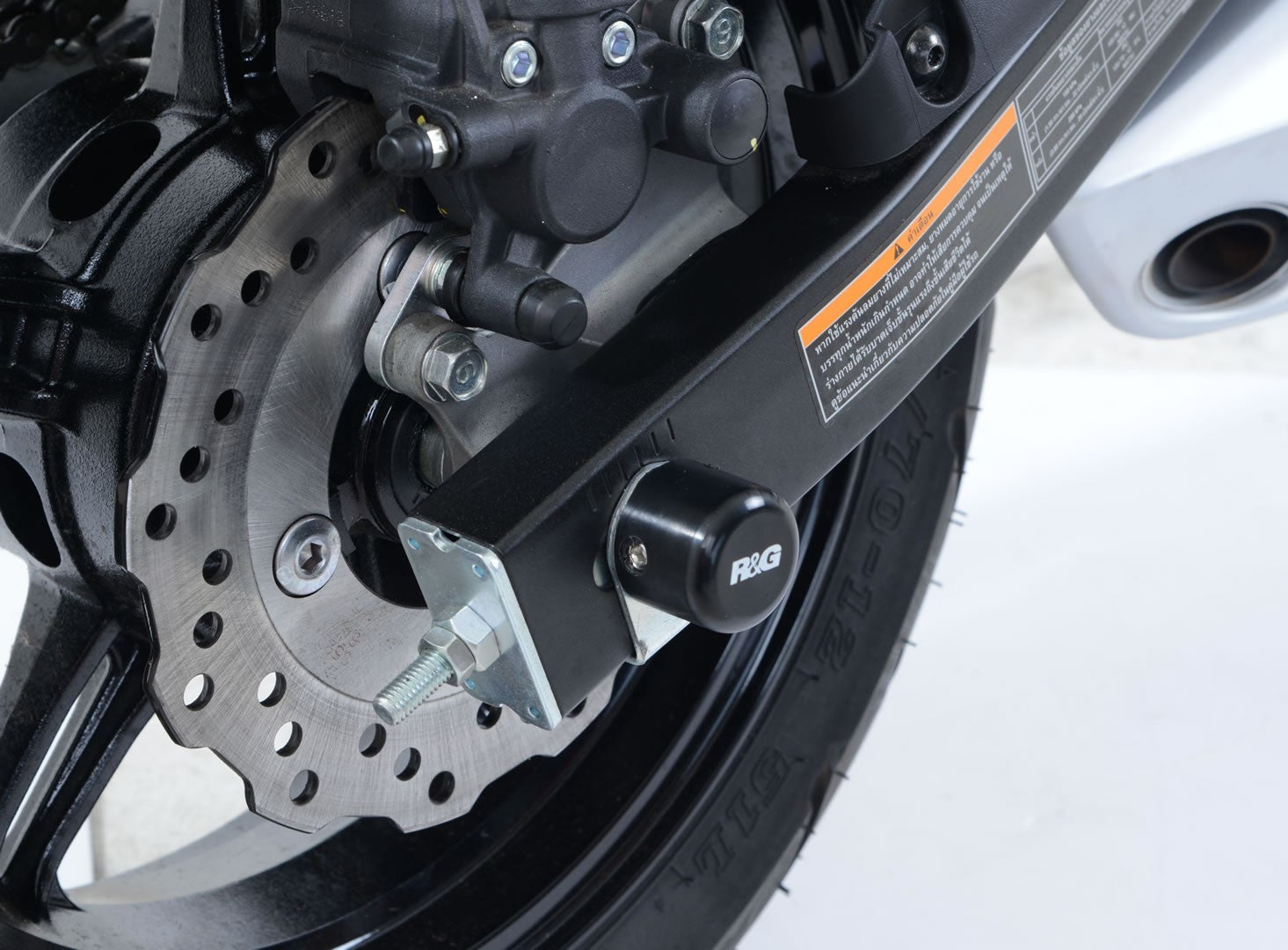 Swingarm Protectors for the Kawasaki Z125 / Z125 Pro '16- Secondary image