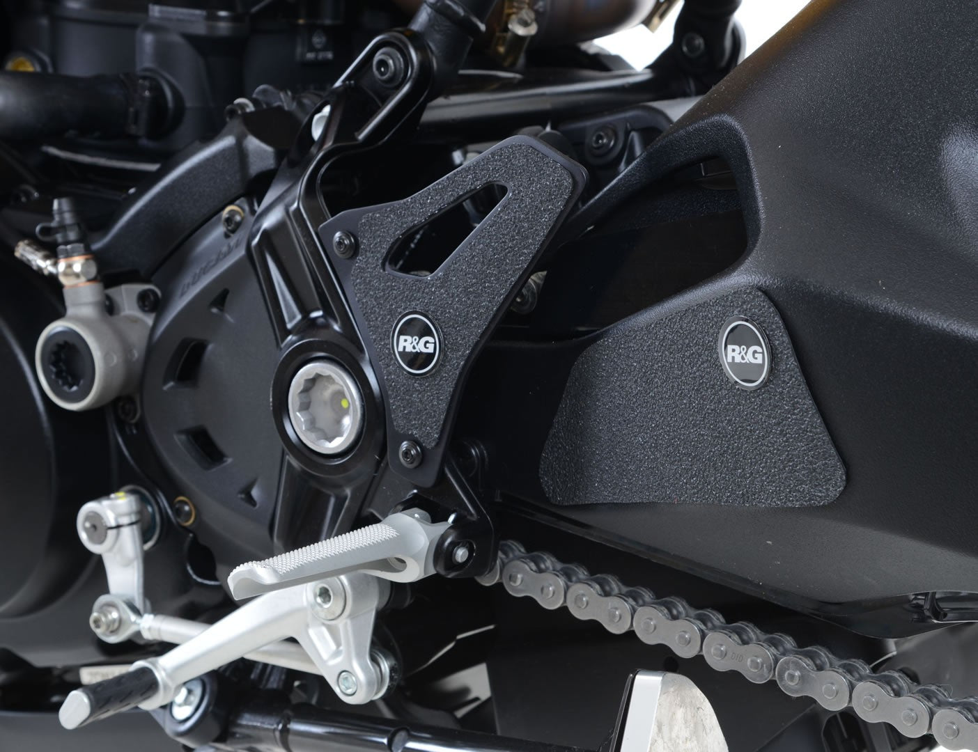 R&G Boot Guard Kit for Ducati Monster 1200 R '16- models