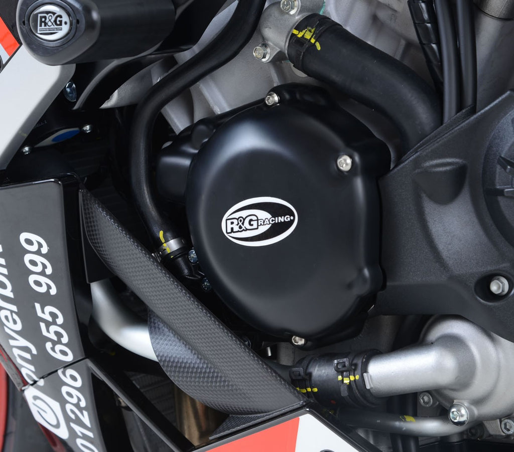 Engine Case Cover Kit (2pc) for Aprilia RSV4 RR/RF '15-, Tuono V4 '18-'20, RSV4 1100 Factory '19-'20