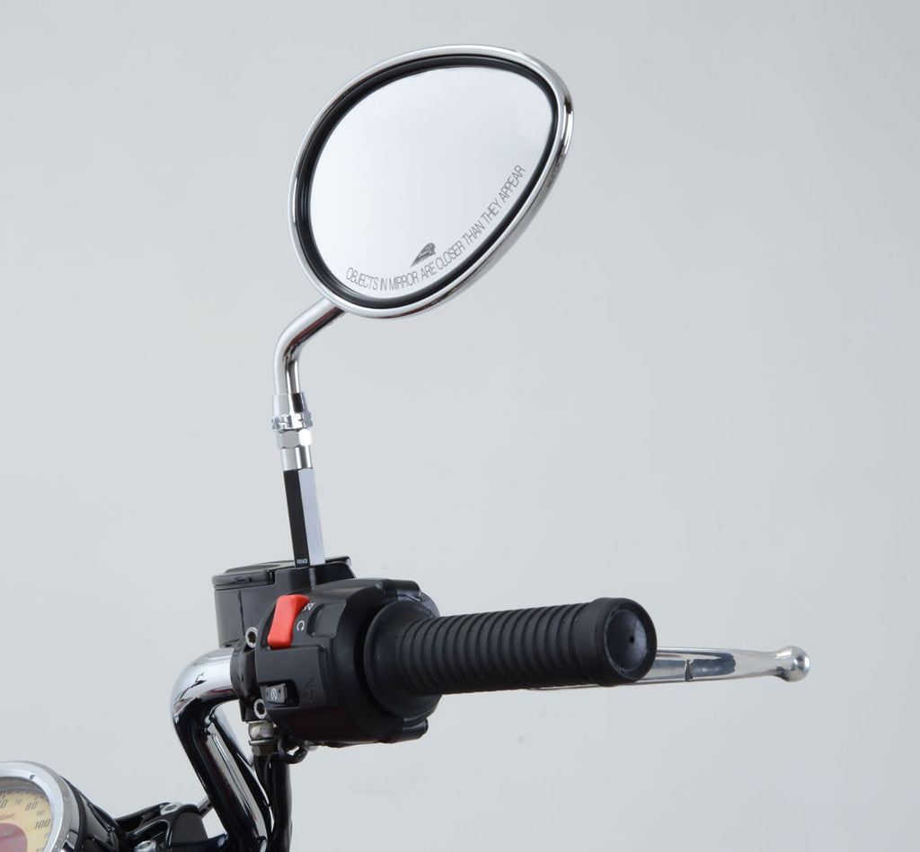 Mirror Risers for Indian Scout '15-, Scout Sixty '18-, Scout Bobber '17-, FTR1200/S '19-25 & CFMoto 700CL-X Heritage '21-