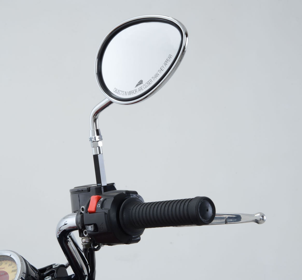 Mirror Risers for Indian Scout '15-, Scout Sixty '18-, Scout Bobber '17-, FTR1200/S '19-25 & CFMoto 700CL-X Heritage '21-