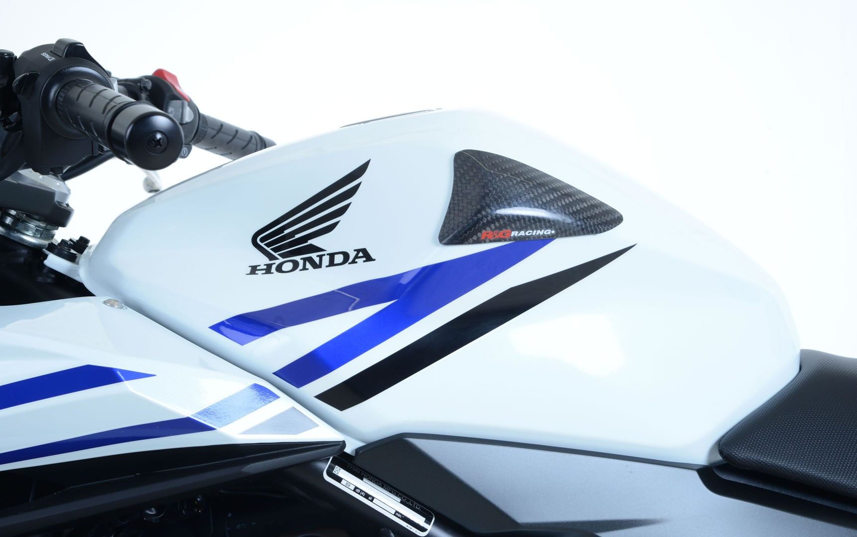 Carbon Fibre Tank Sliders for Honda CBR500R '16-