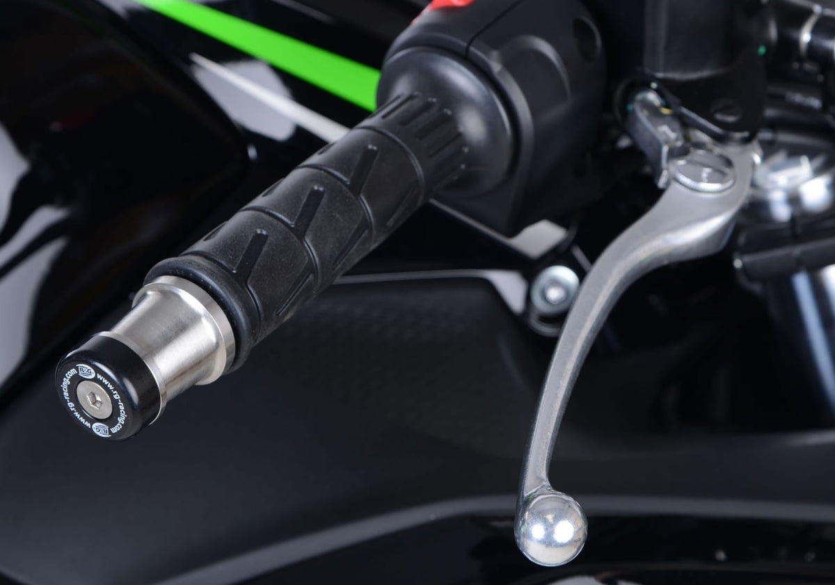 Bar End Sliders for Kawasaki Z250SL, Ninja 250SL '14-, Z650 '17-, Ninja 650 '17-'19, Ninja H2 SX '18- '24 and Versys-X 300 models