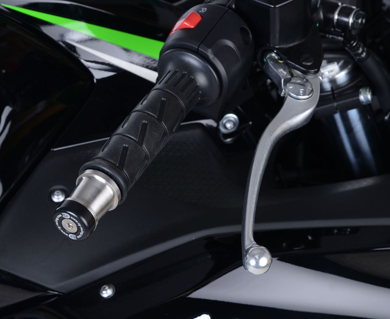 Bar End Sliders for Kawasaki Z250SL, Ninja 250SL '14-, Z650 '17-, Ninja 650 '17-'19, Ninja H2 SX '18- '24 and Versys-X 300 models
