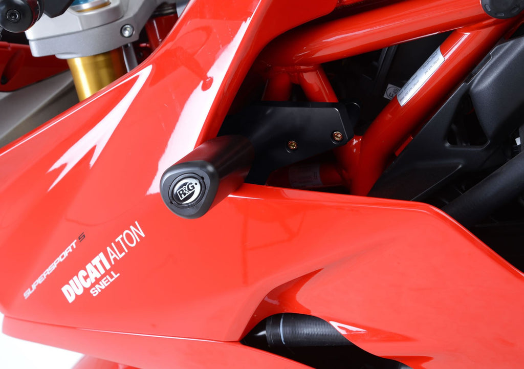 Crash Protectors - Aero Style for Ducati Supersport and Supersport S '17-'20 models (Non Drill Kit)