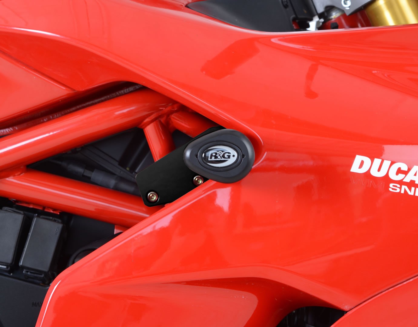 Crash Protectors - Aero Style for Ducati Supersport and Supersport S '17-'20 models (Non Drill Kit)