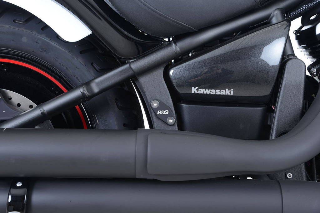 Rear Foot Rest Blanking Plates for Kawasaki Vulcan VN900 Custom '07- VN900 Classic '06- and VN900 Classic LT '11-
