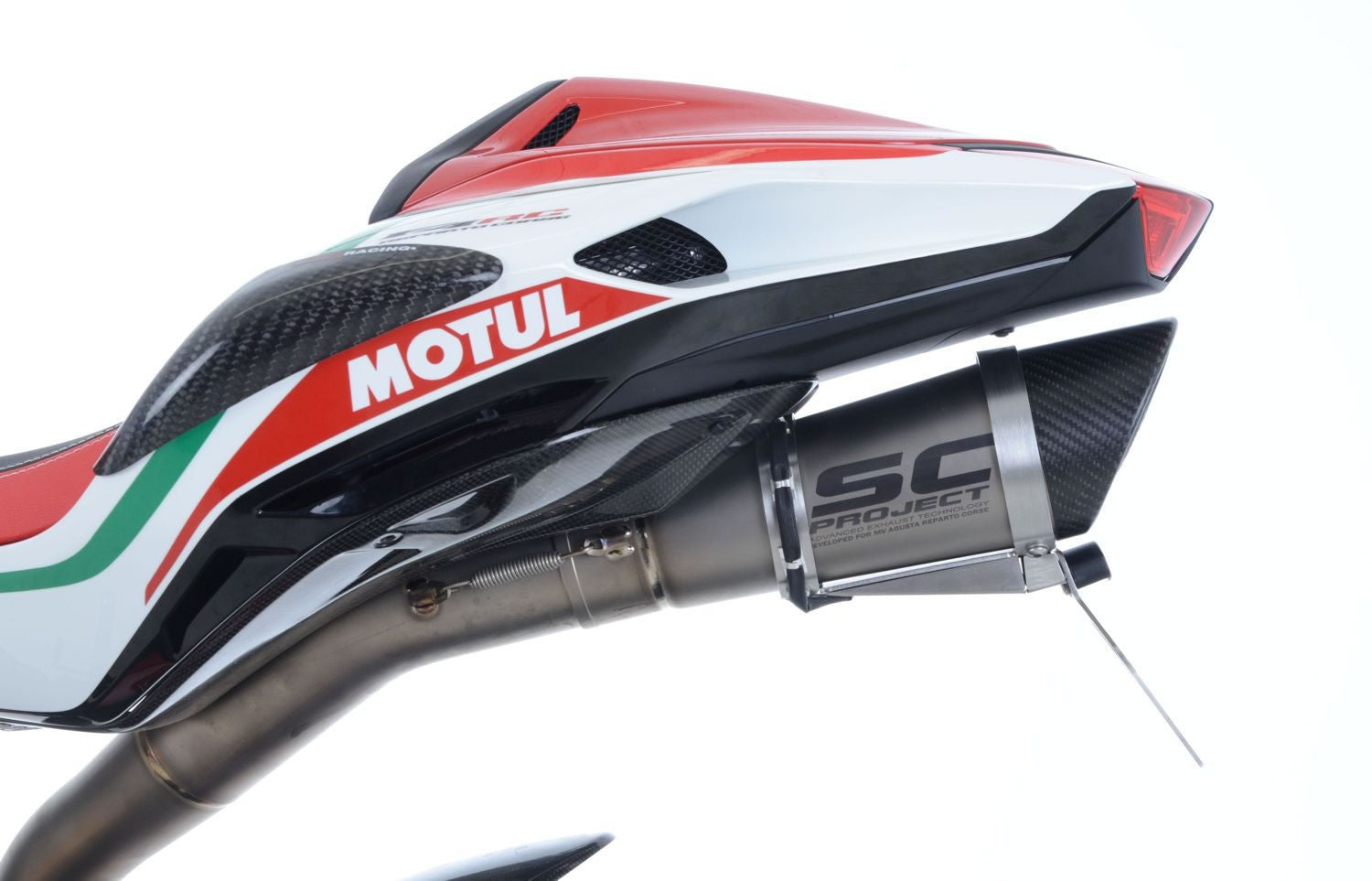 Tail Tidy for MV Agusta F4 RC '17 With SC Project Exhaust