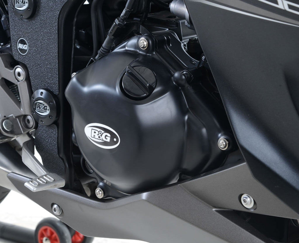 Engine Case Cover Kit (2pc) For Kawasaki Ninja 300 '13- , Ninja 250 ('13- '17),  Z250 '13-'18 and Z300 models