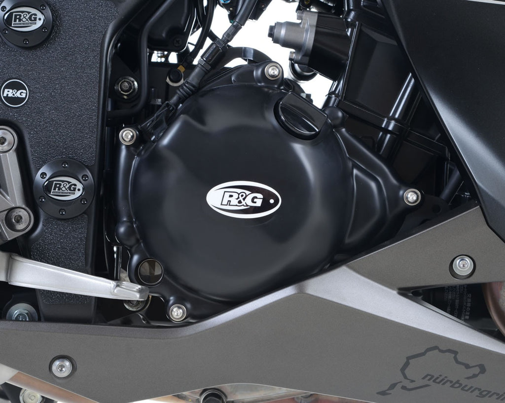 Engine Case Cover Kit (2pc) For Kawasaki Ninja 300 '13- , Ninja 250 ('13- '17),  Z250 '13-'18 and Z300 models