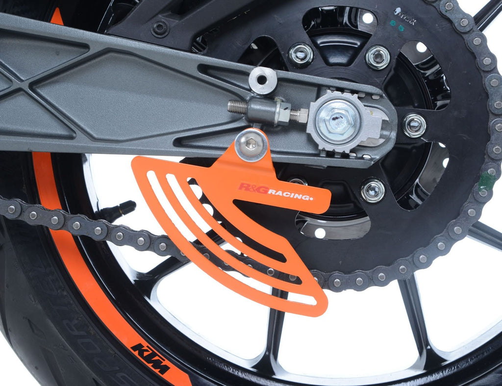 Toe Chain Guards for KTM RC 125/200/390 '14-, Duke 390 2024, Husqvarna Vitpilen 701'18-, Svartpilen 701 '19-, Vitpilen/Svartpilen 401 '20- & Svartpilen 125 '21-, 790 Duke '24-