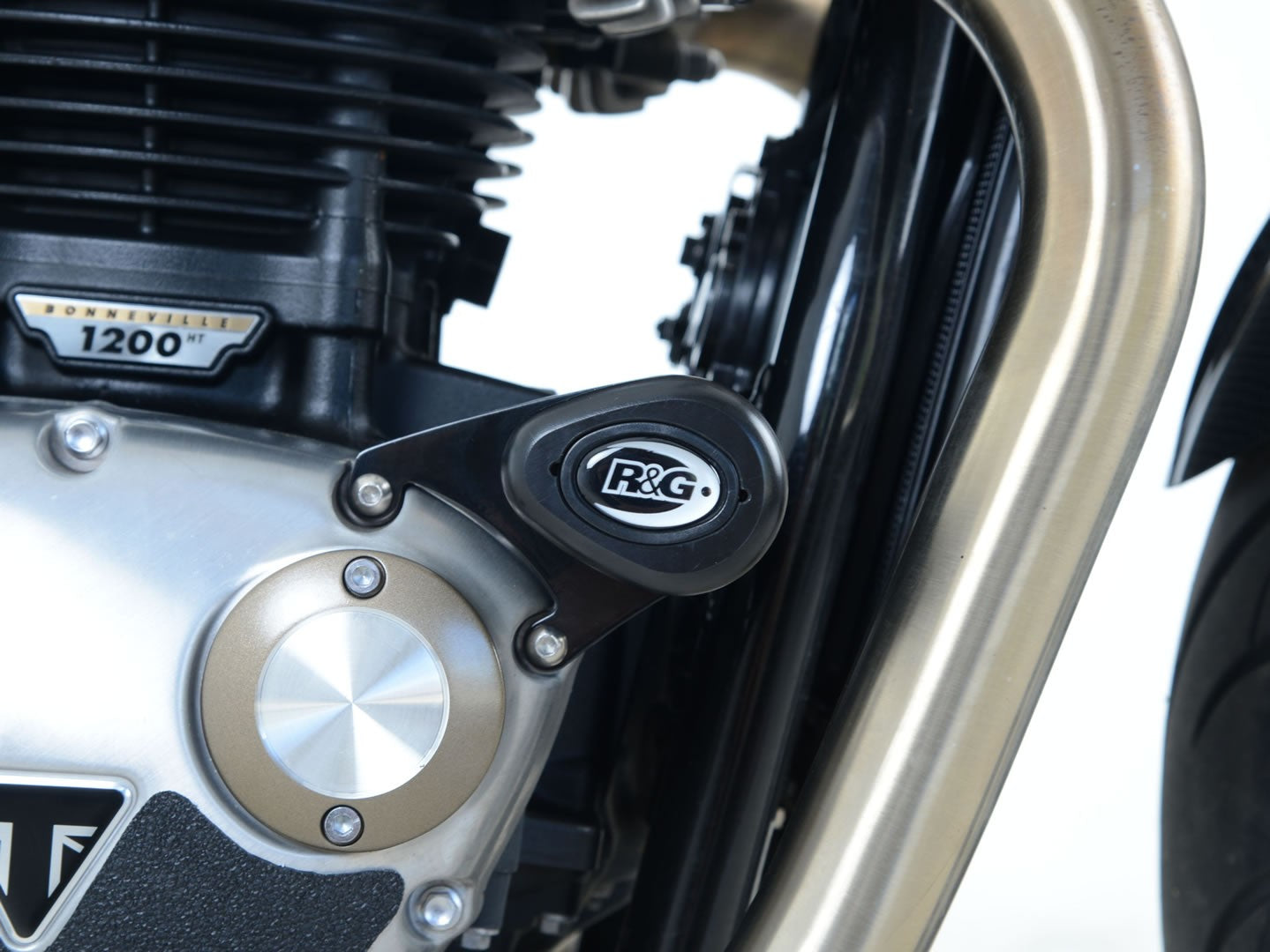 Crash Protectors - Aero Style for Triumph Bonneville Bobber '17- Secondary image