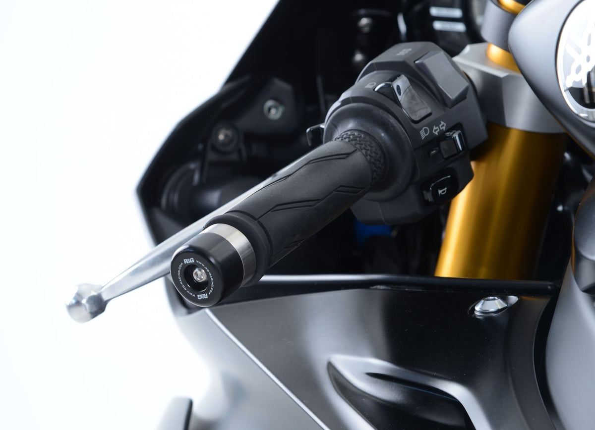 Bar End Sliders for Honda Crossrunner '11-, Triumph Explorer 1200 '12-, Yamaha YZF-R6 '17- and Suzuki V-Strom 250 '17- models