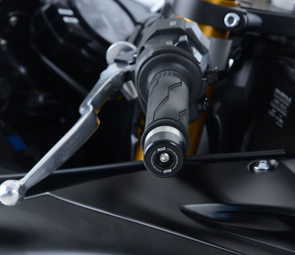 Bar End Sliders for Honda Crossrunner '11-, Triumph Explorer 1200 '12-, Yamaha YZF-R6 '17- and Suzuki V-Strom 250 '17- models