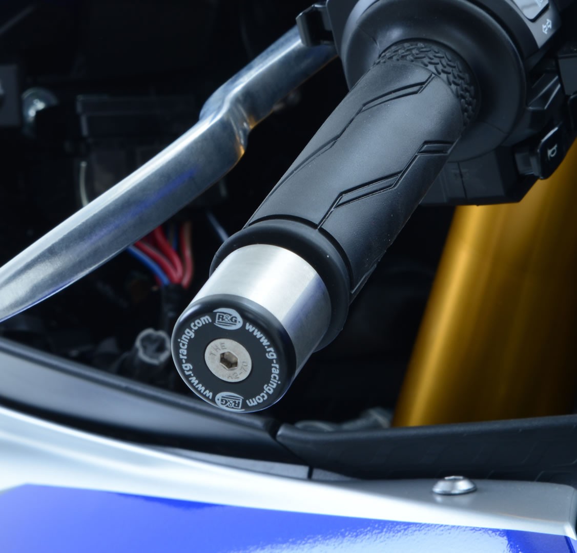 Bar End Sliders for Yamaha YZF-R1/R1M '15-, R7 '22-, Honda CMX1100 Rebel (DCT) '21-'24 & CMX1100T Rebel (DCT) '23-'24