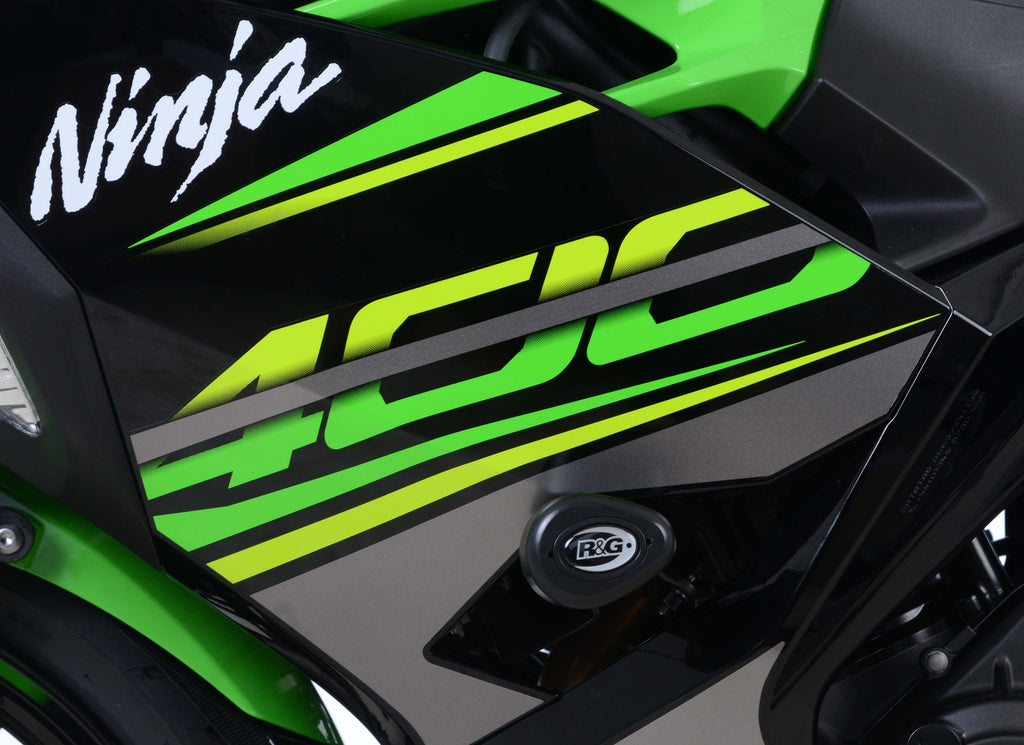 Aero Crash Protectors (Non-drill)- Kawasaki Ninja 250/400 '18- & Z400/ Z250 '19-, Z500 (Ninja) '24-