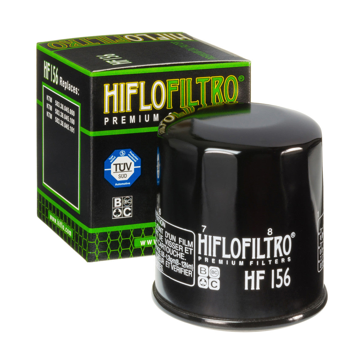 Hiflofiltro HF156 Oil Filter Main image
