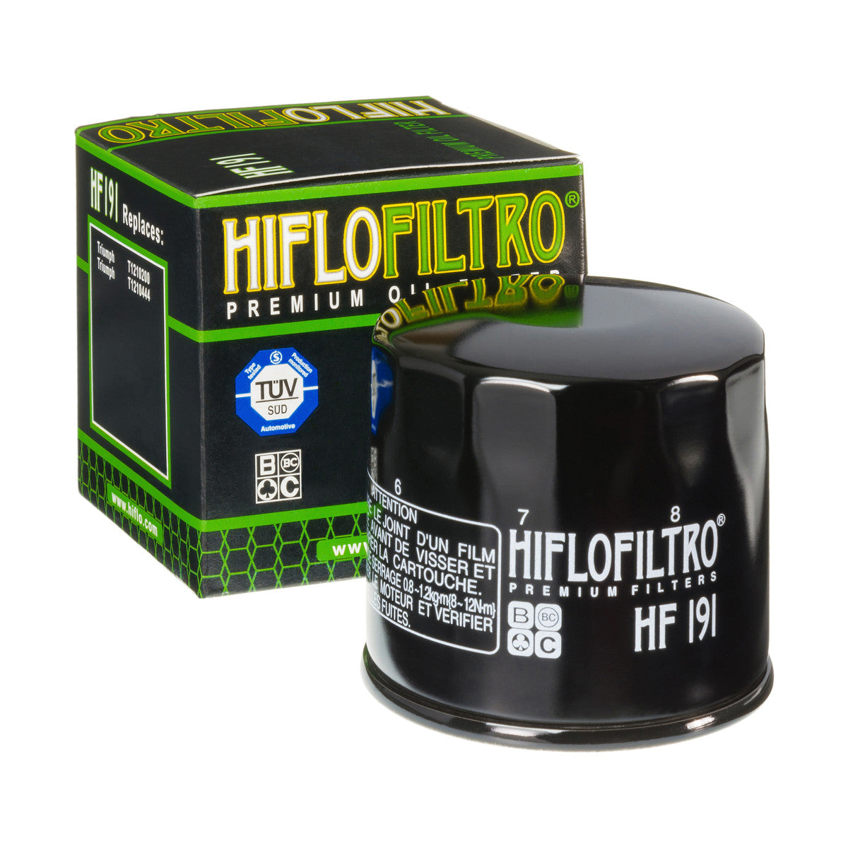Hiflofiltro HF191 Oil Filter Main image
