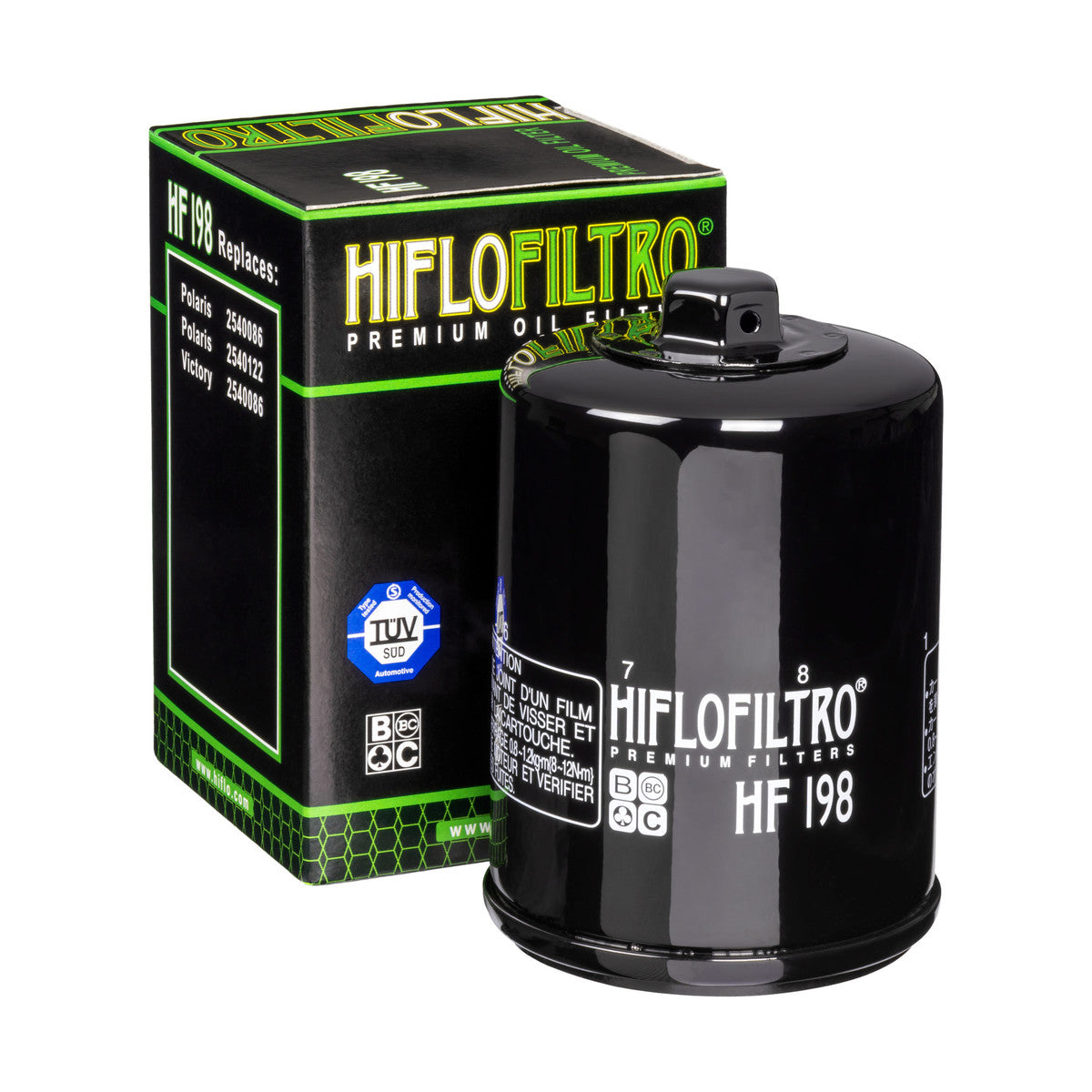 Hiflofiltro HF198 Oil Filter Main image