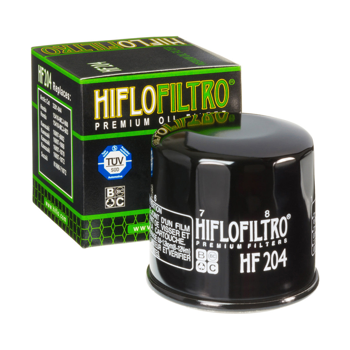 Hiflofiltro HF204 Oil Filter - Honda (1) Main image