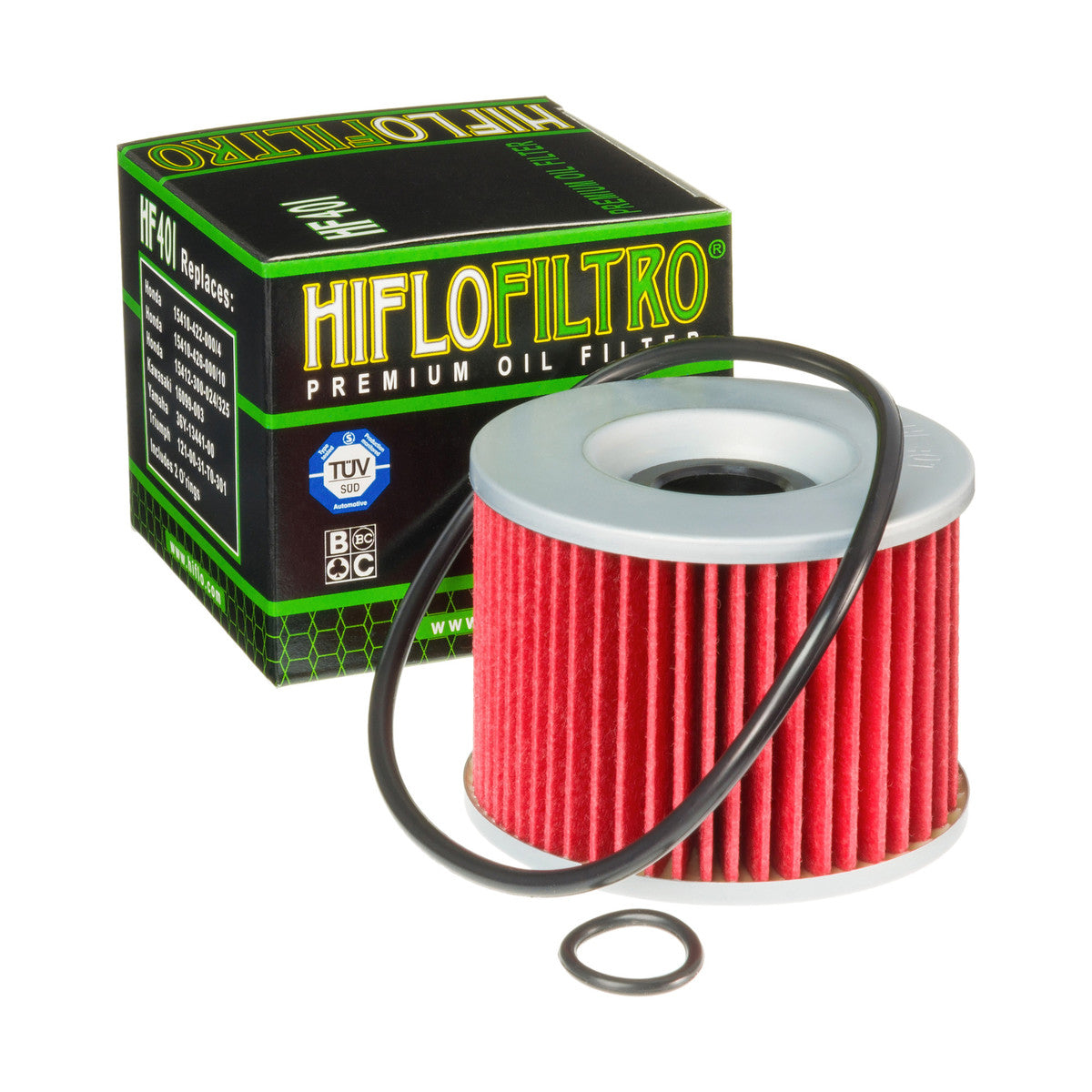 Hiflofiltro HF401 Oil Filter - Kawasaki, Yamaha, Honda Main image