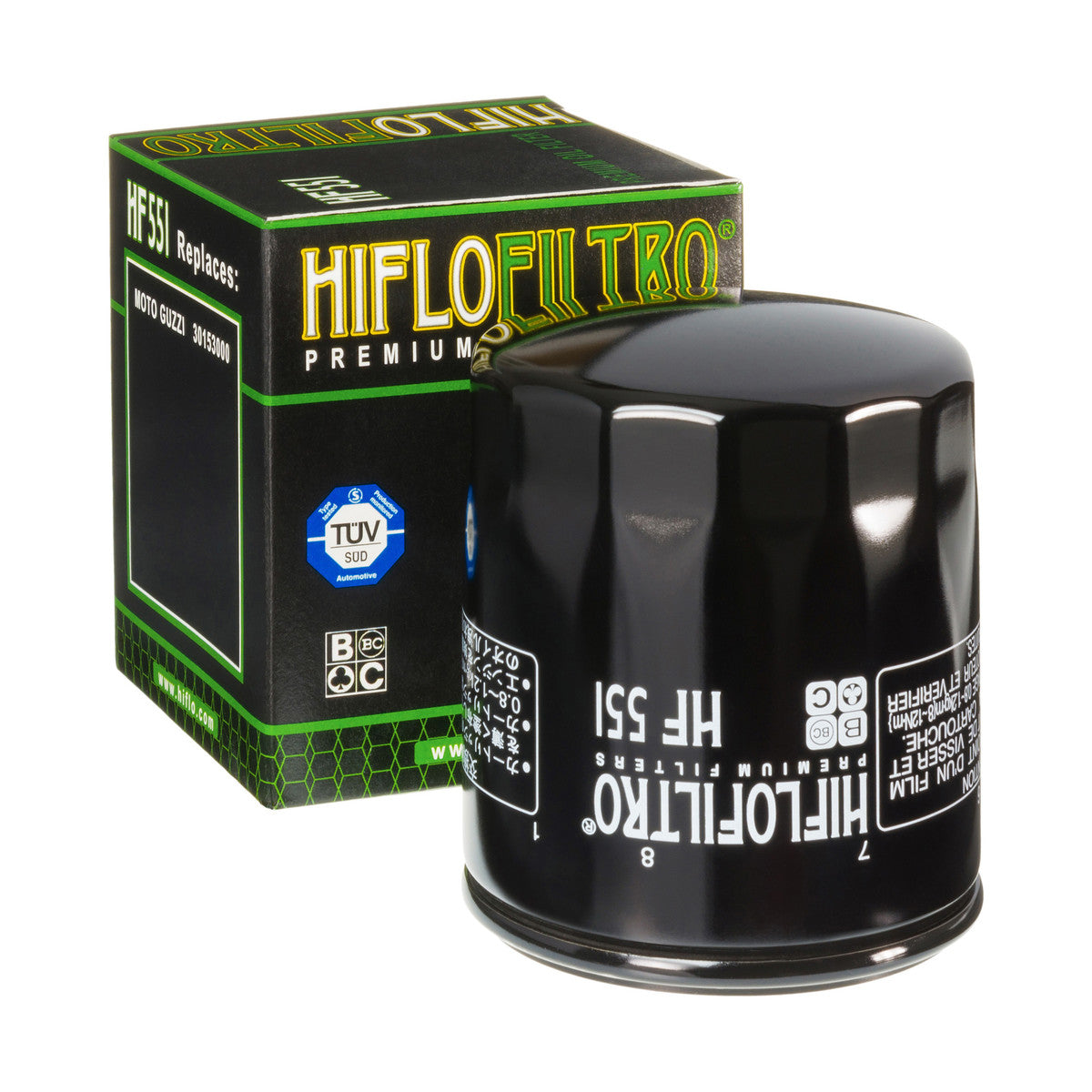 Hiflofiltro HF551 Oil Filter Main image