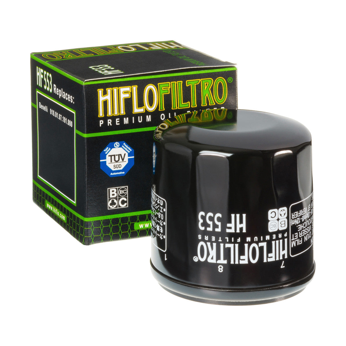Hiflofiltro HF553 Oil Filter Main image