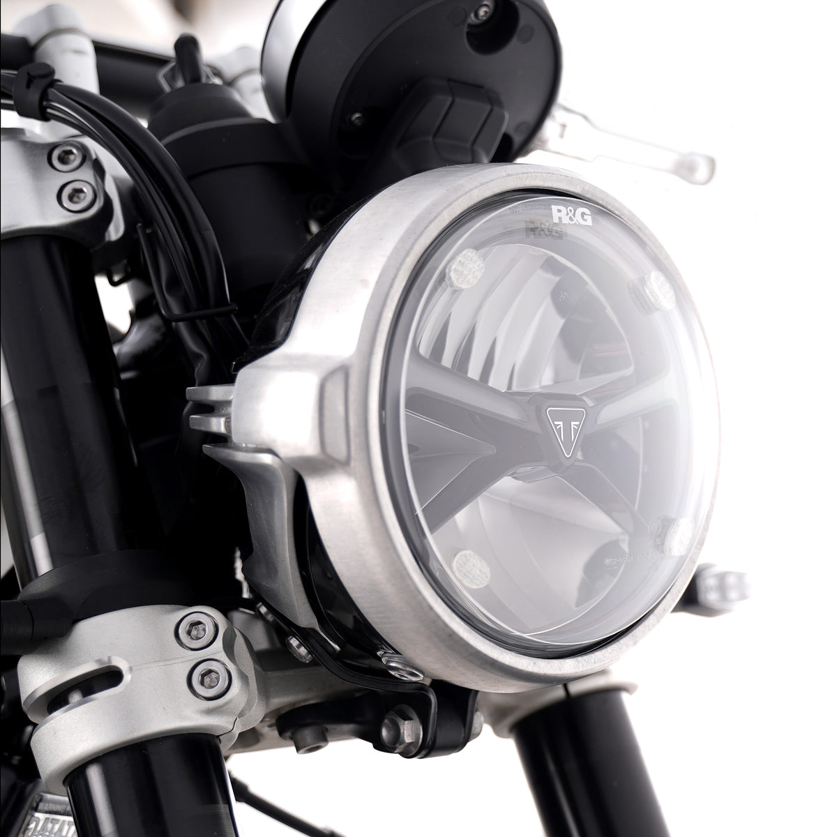 Headlight Shield for multiple Yamaha Models, Kawasaki Vulcan VN900 Custom '06-'16, BMW R12 NineT '24-,Triumph Speed Twin 1200 '24- & Royal Enfield Himalayan 450 '24-/Guerrilla 450 '24-,Scram 411 22'-