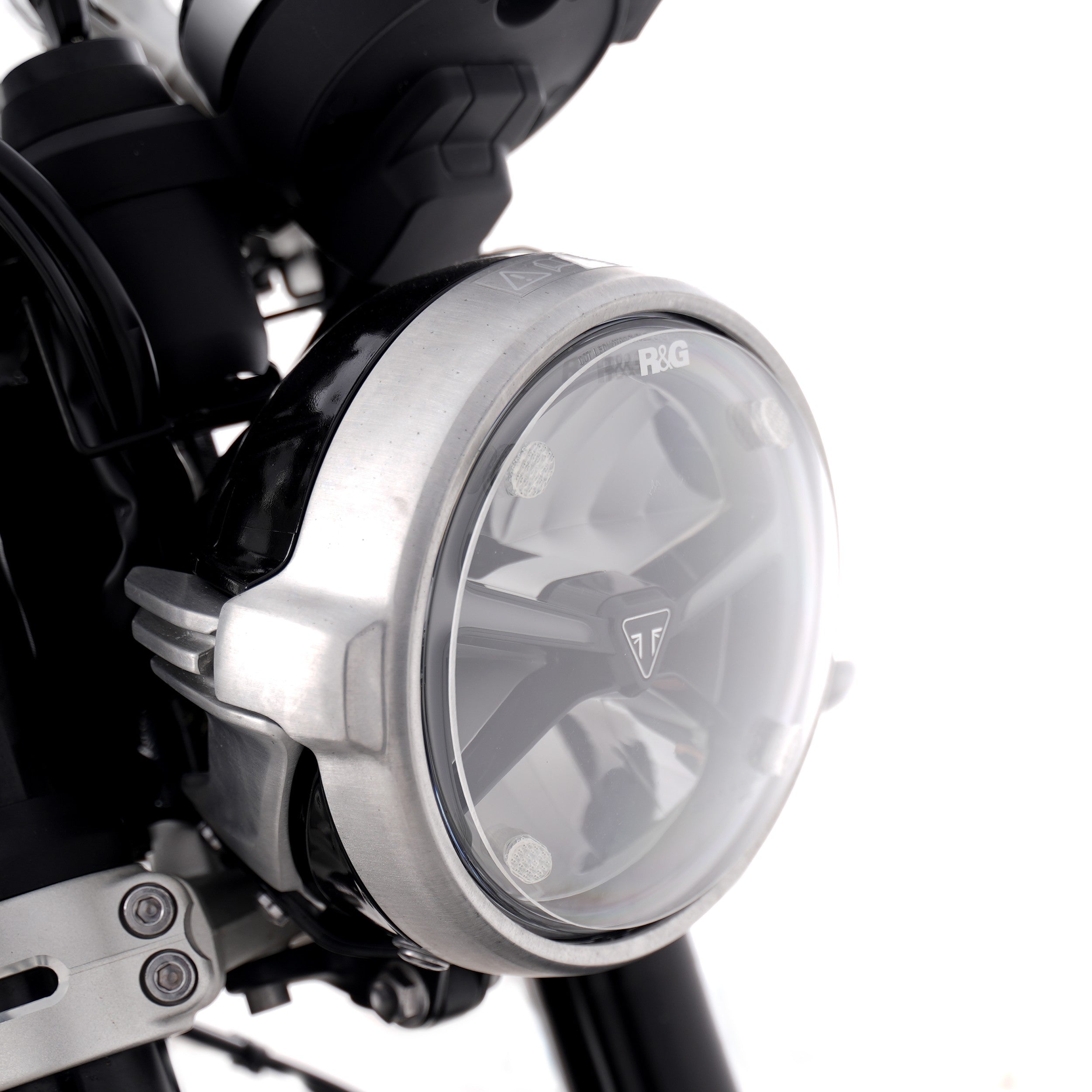 Headlight Shield for multiple Yamaha Models, Kawasaki Vulcan VN900 Custom '06-'16, BMW R12 NineT '24-,Triumph Speed Twin 1200 '24- & Royal Enfield Himalayan 450 '24-/Guerrilla 450 '24-,Scram 411 22'- Secondary image