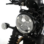 Headlight Shield for Indian FTR1200 (S) '19-25, Scout Bobber '20- & Triumph Scrambler 1200 XC/XE '19-, Bonneville bobber '21-25
