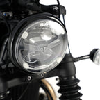 Headlight Shield for Indian FTR1200 (S) '19-25, Scout Bobber '20- & Triumph Scrambler 1200 XC/XE '19-, Bonneville bobber '21-25