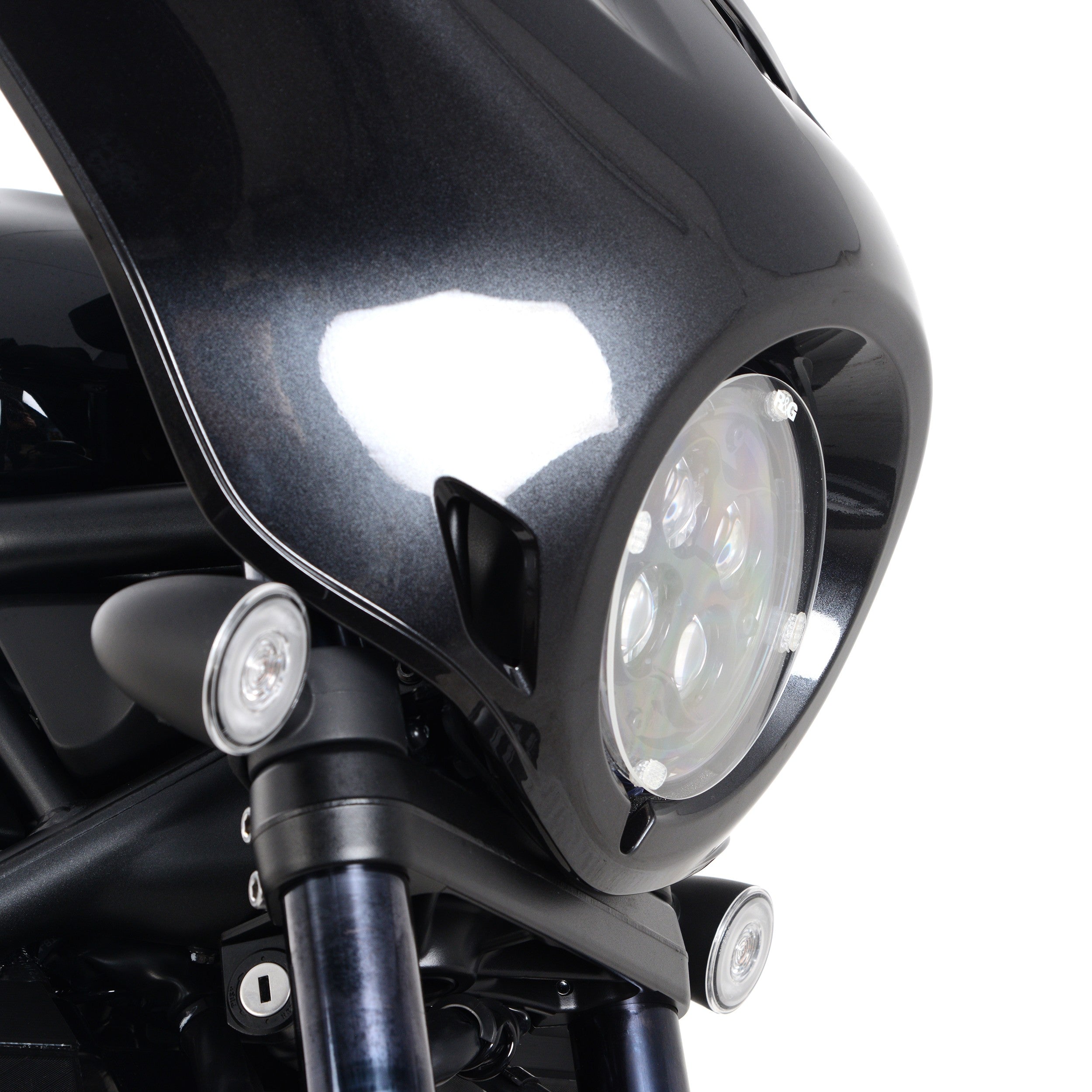 Headlight Shield for Honda CMX500 Rebel (S) '20-, CMX1100 Rebel (DCT) '21- & CMX1100T Rebel (DCT) '23- & Moto Morini Seiemmezzo SCR '22-