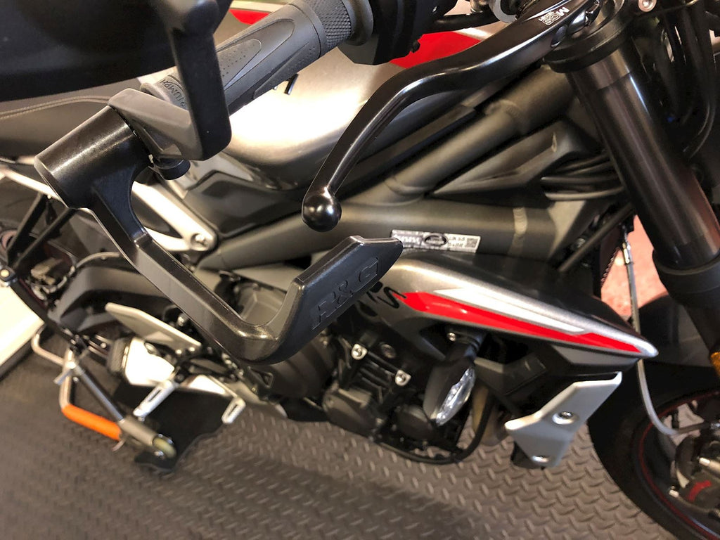 R&G Brake Lever Guard for Suzuki GSX-S750 '17- '24, Triumph Street Triple  R/RS 765 '17-, Street Triple S 765 '17- '20, Yamaha YZF-R6 '17-, Aprilia Tuono 660 '21- '24, Honda Dax 125 '22- & MSX125 GROM '13-