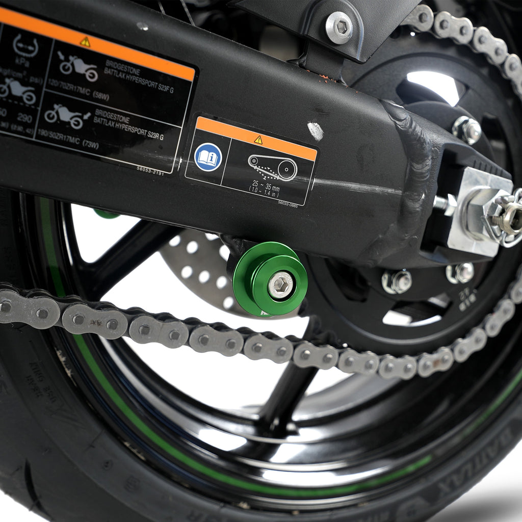 M8 Paddock Stand Bobbins for Kawasaki Ninja 1000SX '20- '24,1100SX '25-, Z900RS '21- '24, Z650RS '21- '24 & BMW S1000R '21- / Sport/  M Sport '21- '24, M1000RR '21- '24 & M1000R '23-'24