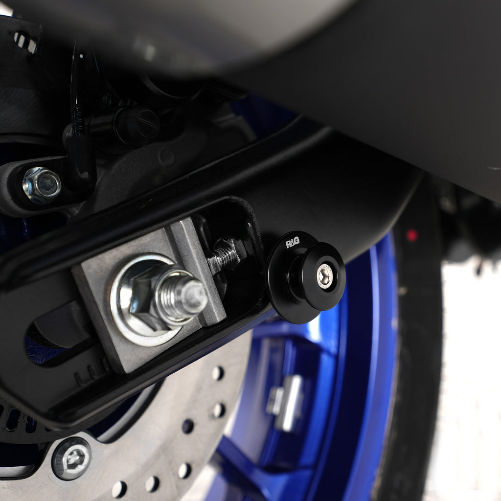 M6 Paddock Stand Bobbins for Yamaha Tenere World Rally(T7 ) '23-, YZF-R125 '19-, MT-125 '20-, Ducati Monster 950 (+) '21-, Panigale V2(S) '25- and 7 others.