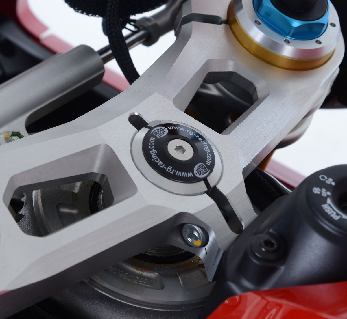 Top Yoke Cap for Ducati Panigale V4, V4S, V4 Speciale '18, Streetfighter V4 (S) '20-' 24 & Ducati Streetfighter V2 '22- '24 Main image
