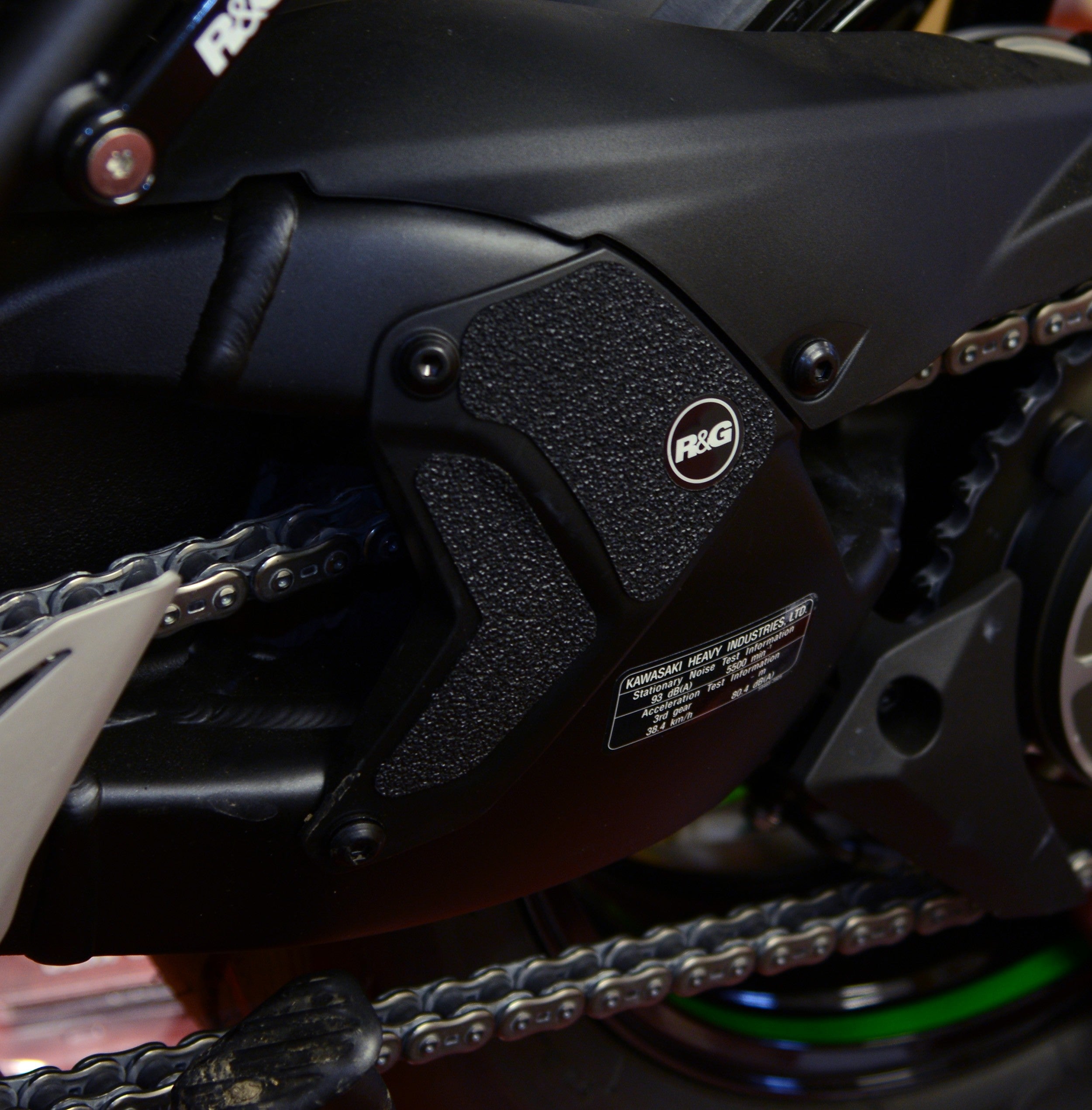 R&G Boot Guard Kit for Kawasaki Ninja H2 SX '18- '24 (3-Piece) Main image