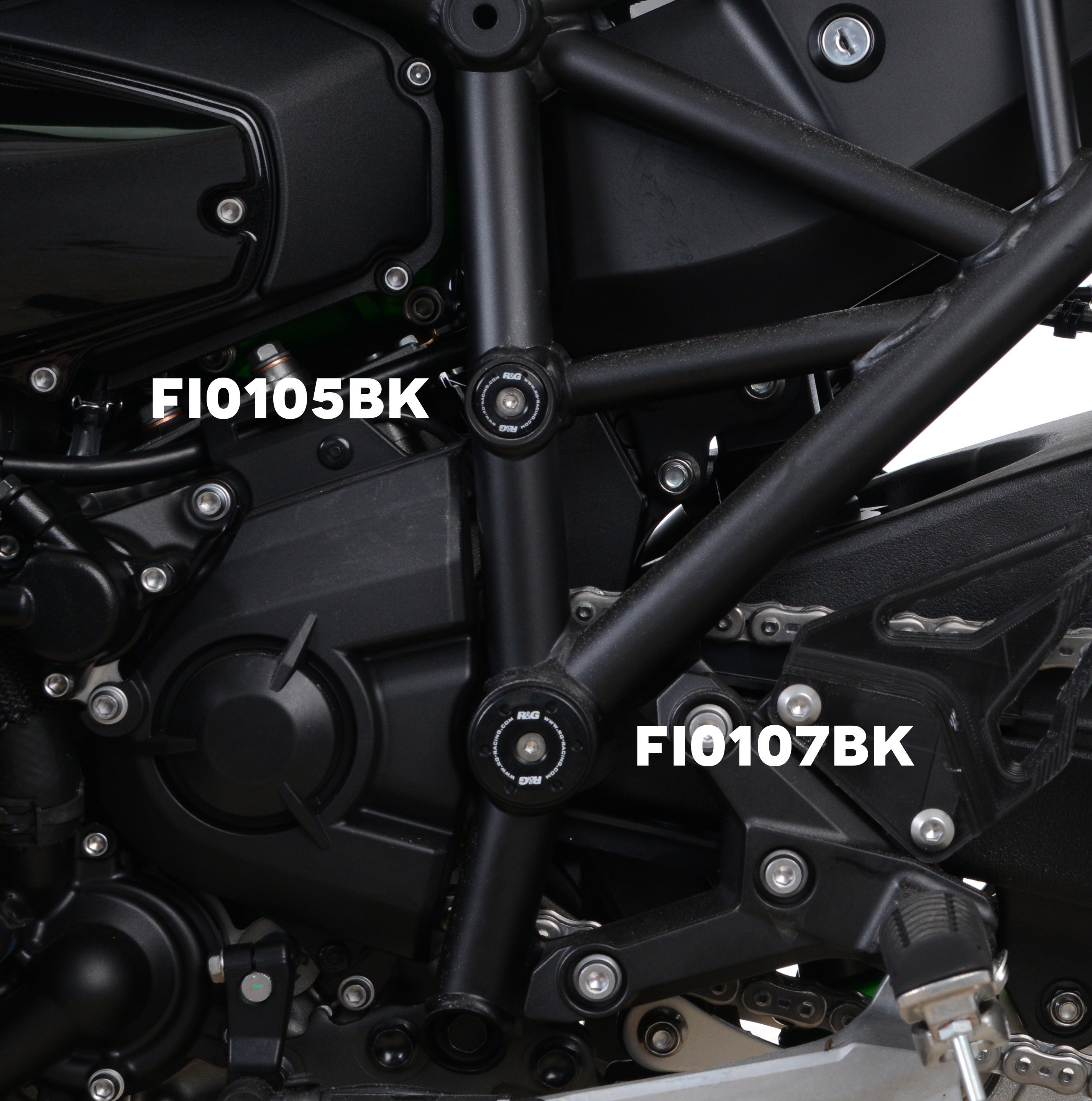 Frame Plug for Kawasaki Ninja H2(R) '15- '24  & Ninja H2 SX '18- '24 (LHS, Lower) Main image