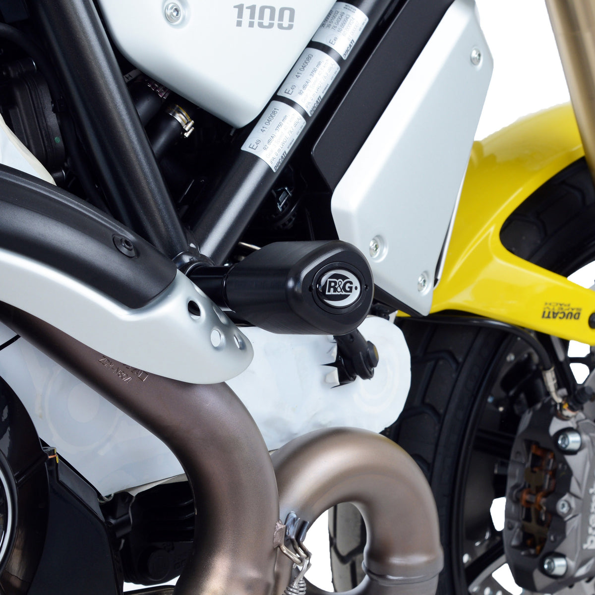Crash Protectors - Aero Style for Ducati Scrambler 1100 '18-25. Main image