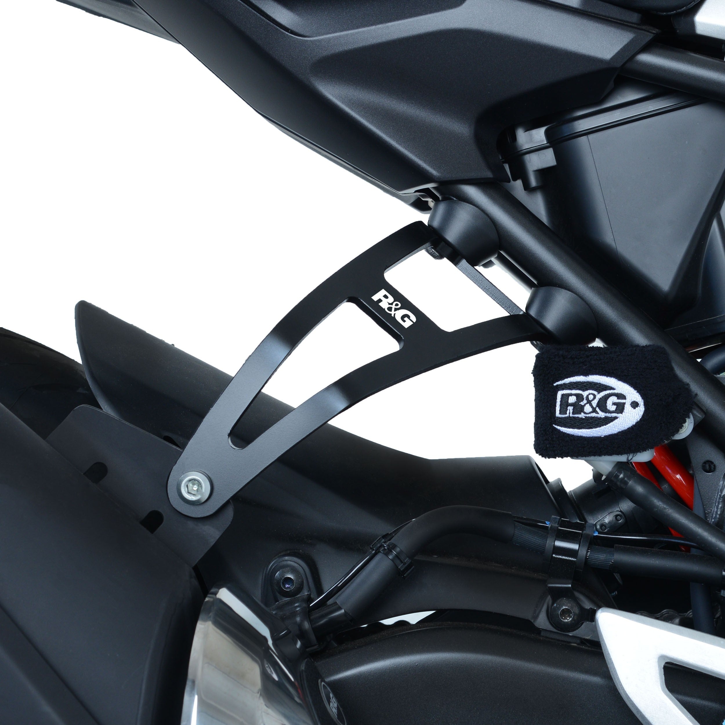 Exhaust Hanger & Footrest Blanking Plate for the Honda CB300R '18- '24 Secondary image