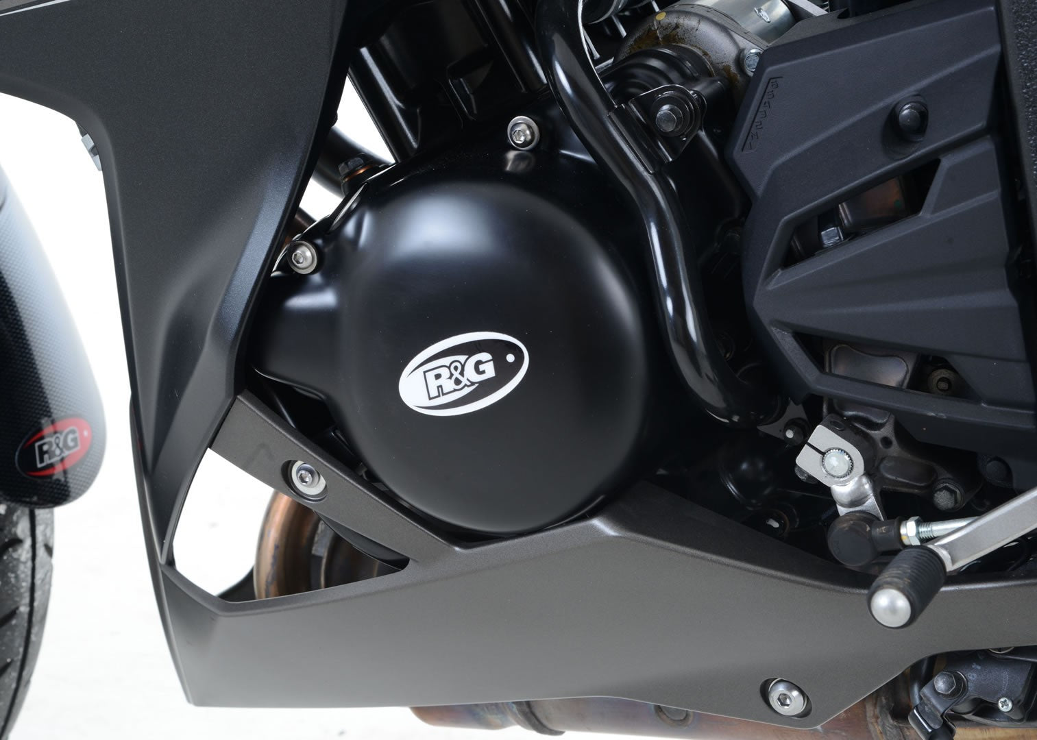 Engine Case Cover Kit (2pc) For Kawasaki Ninja 300 '13- , Ninja 250 ('13- '17),  Z250 '13-'18 and Z300 models Main image