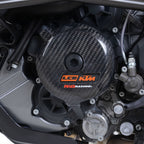 Carbon Engine Case Slider for KTM 1050 Adventure '15-, KTM 1290 Super Adventure '15-'20, 1290 Super Duke '17- '24,1290 Super Duke GT '19- '24 & 1290 Super Duke R '17- '24 LHS