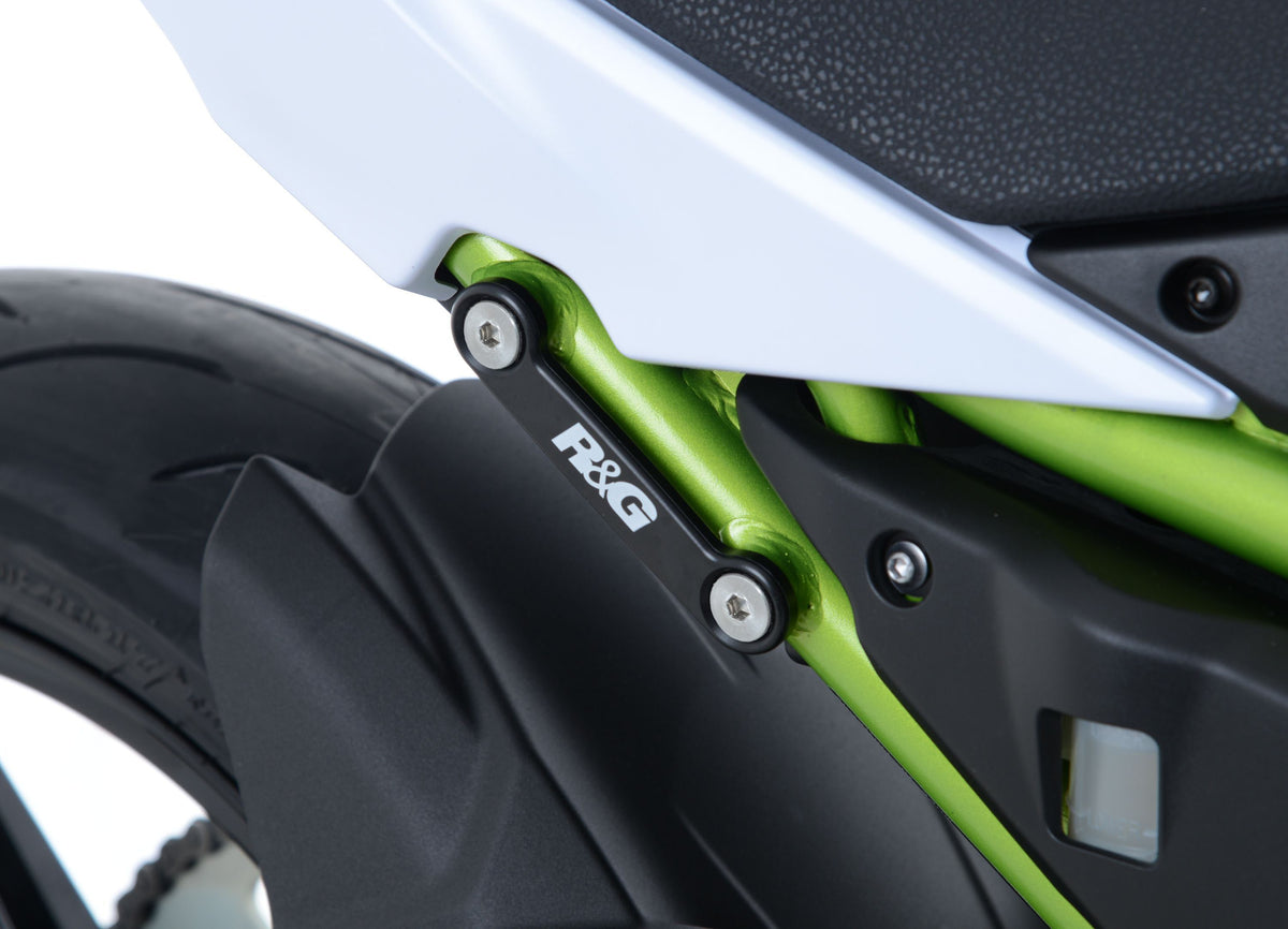 Rear Foot Rest Blanking Plates for Kawasaki Z650 '17- &  Ninja 650 '17- '24 Main image