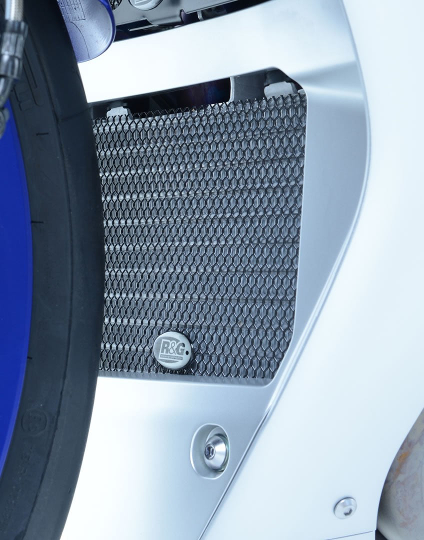Titanium Oil Cooler Guard for the Yamaha YZF-R1/R1M '15- Main image